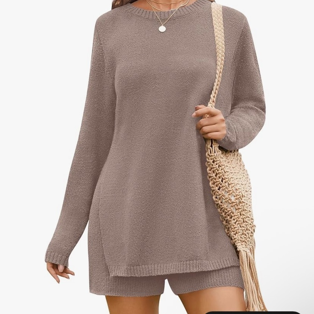 Amazon Knit Sweater and Shorts Set nwot - Picture 6 of 7